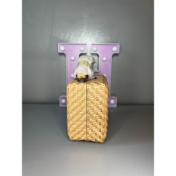 Brandon Blackwood Straw Wicker MINI KENDRICK TRUNK Gen 1 - Picture 4 of 10